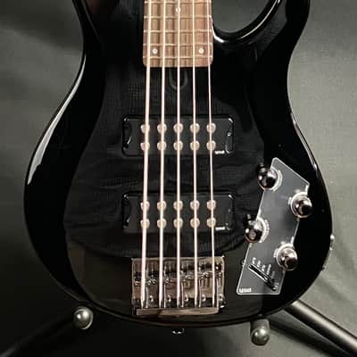 Yamaha TRBX305BL 5-String Electric Bass Guitar Gloss Black Finish image 1