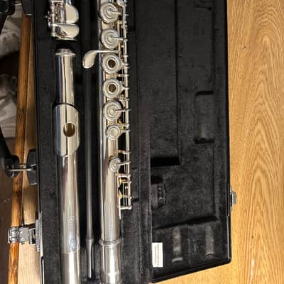Yamaha YFL-282 Standard Open Hole Flute 2010s - Silver-Plated image 1