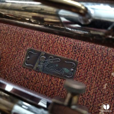 Extra early 40`s F.E Olds Ambassador Los Angeles Hubbard Morgan gamonbrass trumpet image 12