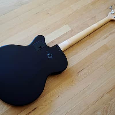Yamaha BEX4 Hollowbody Acoustic Electric Bass Guitar w/ Piezo Pickup & Hardshell Coffin Case image 9