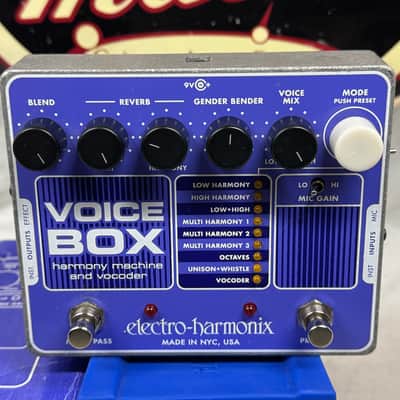Electro-Harmonix Voice Box voicebox Vocal Harmony Machine Vocoder Pedal with Box image 2