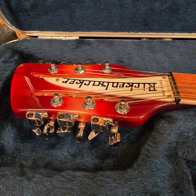 1996 Rickenbacker 620/12 Fireglo 12-String Solid Body Electric Guitar with OHSC image 23
