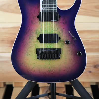 Ibanez Iron Label RGIX7F-DLB - Northern Lights Burst image 2