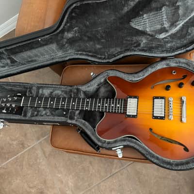 Eastman Romeo 2021 - Lollar Pickups Gold Burst Electric Guitar image 2