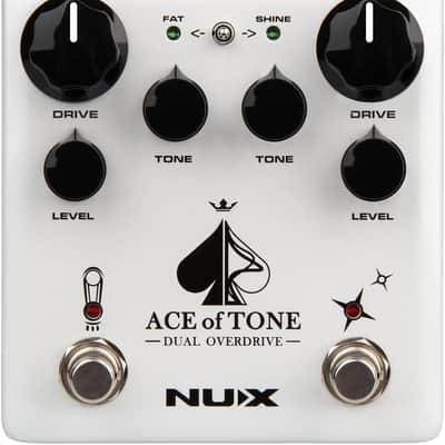 NUX Verdugo Series Ace of Tone Dual Overdrive Effects Pedal image 1