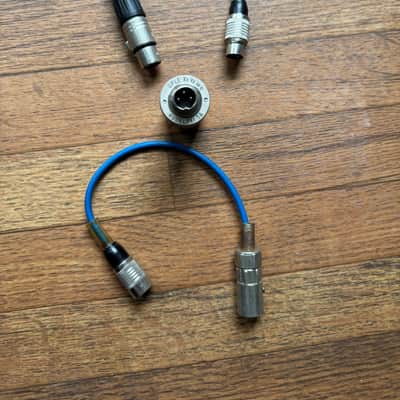 Nagra Kudelski SA QPLE X3 Y0 50Ω Ohm Inline Mic Preamplifier mic preamp for dynamic / ribbon mics T-power Phantom vintage Swiss with XLR Adapter Cables image 7