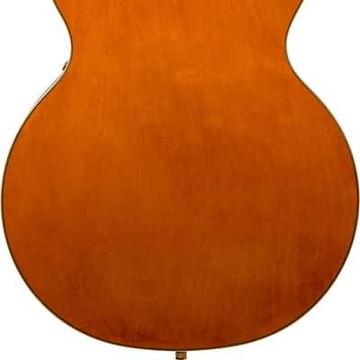 Gretsch Synchromatic Nashville Hollow Body Single-Cut Bigsby Ebony 50's Orange Stain w/case image 3