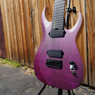 Schecter DIAMOND SERIES John Browne Tao-8 - Satin Trans Purple 8-String Electric Guitar image 5