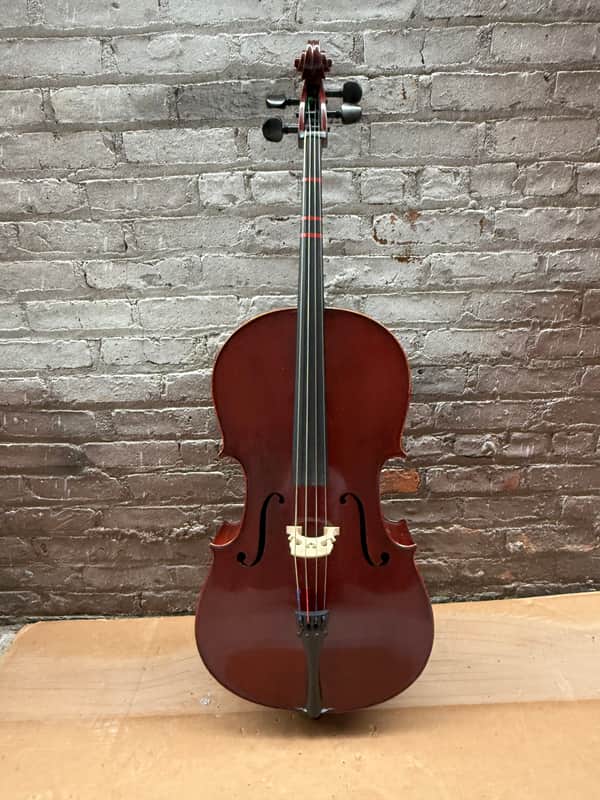 Artisan Strings Model 100 3/4 Cello 2007 - Serial #7689 w/ Original Gig Bag - Wood Crack, Plays image 1