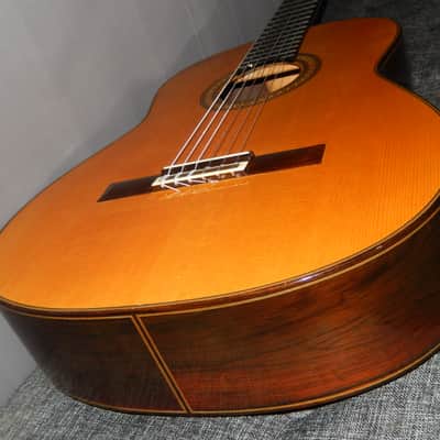YUKINOBU CHAI No20 1977 - SANTOS HERNADEZ CLASS - CLASSICAL CONCERT GUITAR - SPRUCE/BRAZILIAN ROSEWOOD image 6