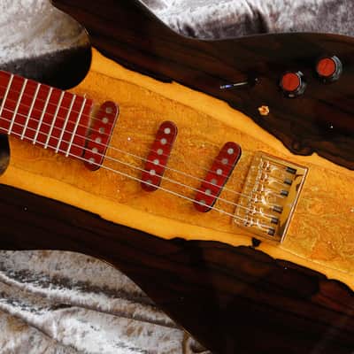 Build to order GB Liuteria Boutique Petra 6 string fiber optic lights edition image 23
