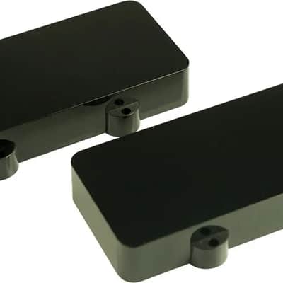 WD Replacement Pickup Cover Set Of 2 For Fender Jazzmaster Black Closed (1 set)