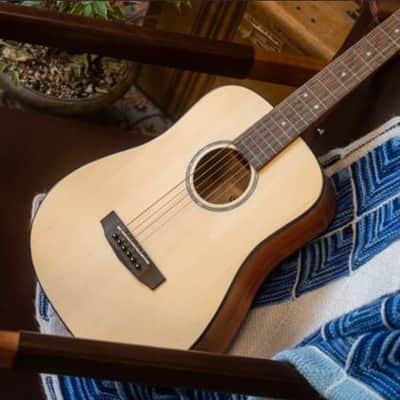 Discover Perfect Tone and Portability: Cort Standard ADMINI-OP 3/4 Spruce Top Guitar with Bag! image 19