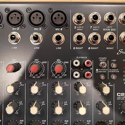 Studiomaster C2S-4 4-Channel Mixer w/ USB Record (Behringer Alternative) image 3