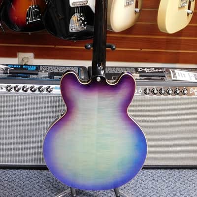 2025 Epiphone ES-335 Figured Semi-Hollowbody w/ Case! Blueberry Burst! VERY NICE!!! image 5