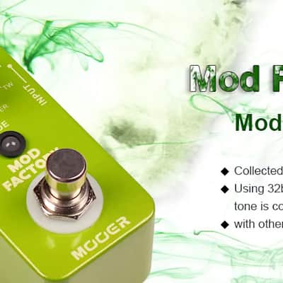 Mooer Mod Factory vers1 Original Pedal 11 modulation effects True Bypass image 3