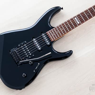 1980s ESP Custom Shop Mirage SSH Superstrat Black w/ Case image 1
