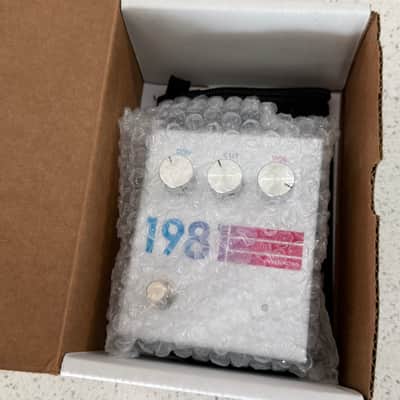 1981 Inventions DRV Overdrive Pedal White Limited Colorway w/ Box, Manual, Pouch & Extras image 3