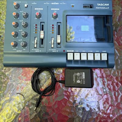 TASCAM Porta 02 mkII Ministudio 4-Track Cassette Recorder 2000s - Blue image 1