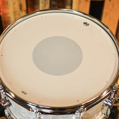 DW Performance White Marine Pearl Snare Drum - 6.5x14 image 4