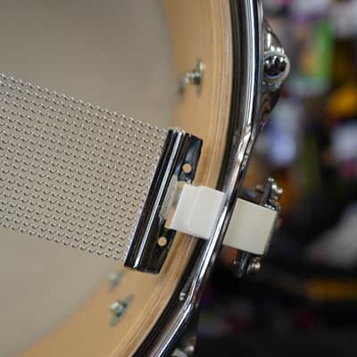 Ludwig USA Classic Maple LS-401-XXPO 100th Anniversary 1964 Jazz Festival Reissue 5x14 Snare Drum - Pre-Aged Pink Oyster Pearl image 10