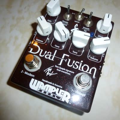 Wampler Dual Fusion Tom Quayle Signature Overdrive 2010s - Red Sparkle image 1