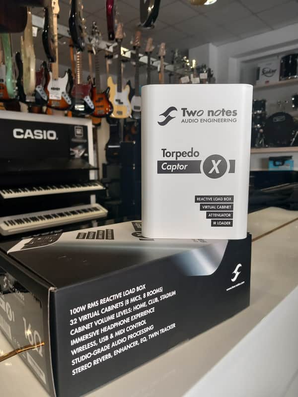 Two Notes Torpedo Captor X 16ohm Stereo Reactive Load Box / Attenuator 2020 - White image 1