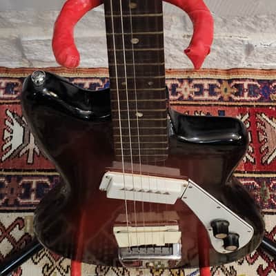 RARE! Guyatone (Heit) Bradford PU-1 Bloodburst w/ Sharktooth Pickup 1966-67 Japan image 18