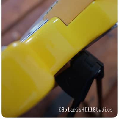 Graffiti Yellow Fender Strat Plus with Maple Fretboard 1987 - 1988 image 15