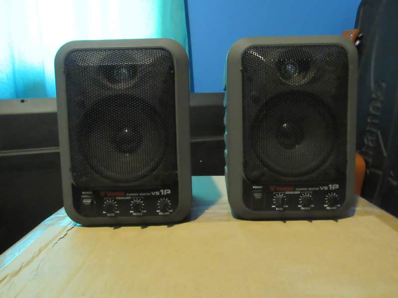 Vestax VS1P Powered Studio Monitors, Pair Grey/black | Reverb