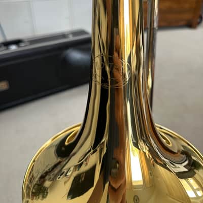 Jupiter JSL-538 ergonomic Bb/f small bore tenor trombone image 11
