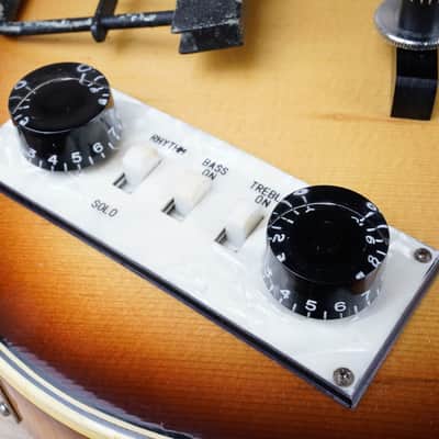 Greco VB-360 Violin Bass MIJ Vintage 1970s Sunburst Maxon Pickups w/ OHSC image 11