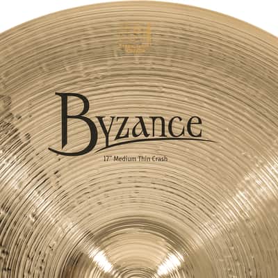 MEINL B17MTC-B Byzance Brilliant Medium Thin Crash 17 Zoll brilliant image 6