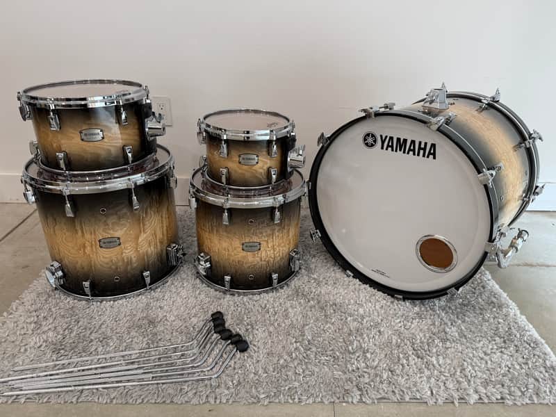 Yamaha PHX (Phoenix) 22/10/12/14/16 in black sunburst ash gloss image 1