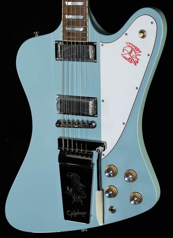 Epiphone 1963 Firebird V Frost Blue Maestro Vibrola (076) image 1