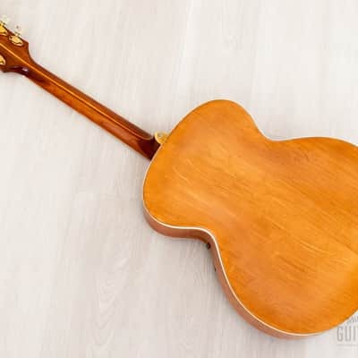 1949 Epiphone Broadway Vintage Archtop Guitar Blonde w/ DeArmond Rythm Chief 1000 Pickup & Case image 15