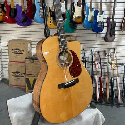 Bourgeois GACCB/DE-KOA-LE Acoustic Guitar - Natural w/OHSC & PLEK*D #245 image 4