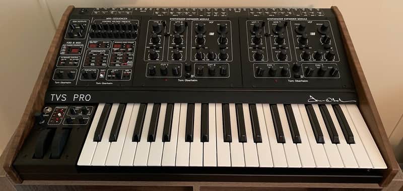 Tom Oberheim Two Voice Synthesizer Pro TVS Pro Limited Edition Black image 1