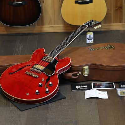 Minty! 2022 Gibson ES-335 Semi-Hollow Electric Guitar Cherry Gloss + OHSC image 1