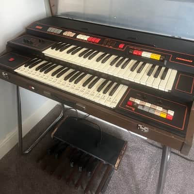 Farfisa Commander Dual Keyboard Organ 1980 - Black image 2
