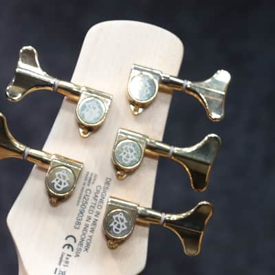 Spector NS Icon Bolt-On 5 White Aguilar Electronics Dual Soapbar Electric Bass image 18