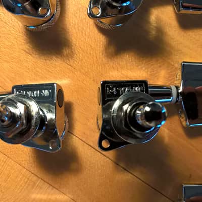 Jin-Ho Sperzel-Clone Locking Tuning Machines -- 3 x 3; Chrome; Mint Condition image 8