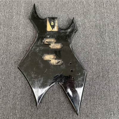 Black 4 String Electric Bass Basswood Body DIY Project image 2