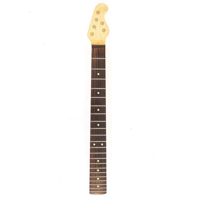 USA Custom Guitars Quartersawn Maple Neck w/ Dark Rosewood FB, Compound Radius, 4+2 Doweled Tuner Holes image 1