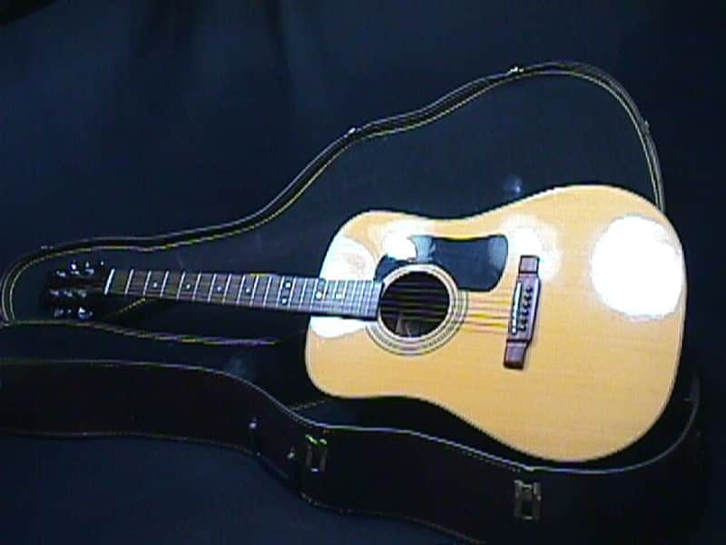 A Vintage Washburn Model 10I Flat Top Guitar in it's Original Case as-is 11 G image 1