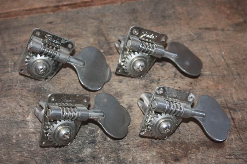 Fender Musicmaster Mustang bass 1977 1978 1979 1980 1981 set tuners tuning machines pegs image 1