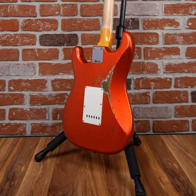 Fender Custom Shop SR25-69 Stratocaster Heavy Relic Aged Candy Tangerine 2025 w/OHSC image 7