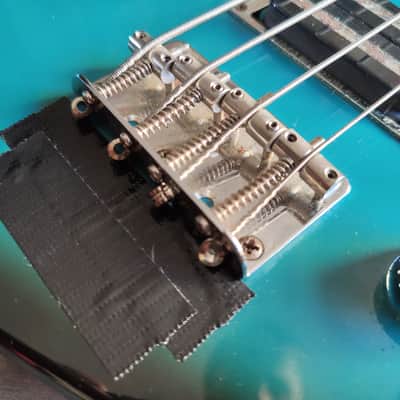 1980's Fernandes Japan BXB-55 Explorer Bass (Blue Black Sunburst) image 3