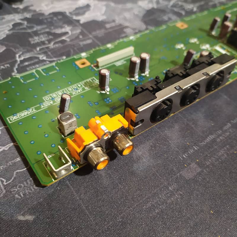 Roland Fantom-XR Jack Board Assembly Sound Midi USB Port Board for Fantom XR image 1