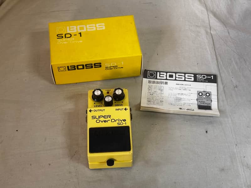 BOSS SD-1 SUPER OverDrive Made in Japan w/ box image 1